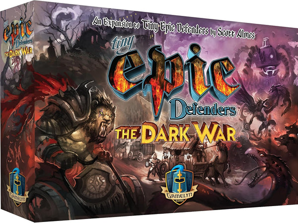 Gamelyn Games Tiny Epic Defenders, The Dark War Expansion, Multiplayer Strategy Board Game