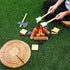 17 Pcs Pretend Camping Play Set - Decorative Round Throw Pillows, Safe Fake Campfire Plush Wood Shaped Floor Cushion