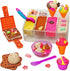 Kipipol Sensory bin - 29 pcs Ice Cream Toy Shop Play Sand