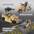 JOYIN Military Base Toys Set - Includes Military Base, Vehicles, Army Men Action Figures, and Weapon Gear Accessories