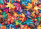 Colorful Fall Leaves and Pine Cones Jigsaw Puzzle, 1000 Pieces, Nature Theme,