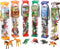 FLORMOON Animal Figures, 72pcs Realistic Mini Dinosaur Insect Sea Farm Reptile Wild Jungle