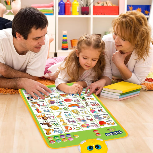 123s, 2-4, 1 2 3 4 5 Electronic Alphabet Wall Chart, Talking ABC, Music Poster, Kids Montessori Toys for Toddlers