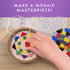 Mosaic Arts and Crafts Kit for Kids, Create 3 Glass Tile Mosaic Art Projects with Templates and Supplies