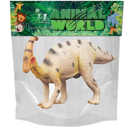 Gemini&Genius Parasaurolophus Dinosaur Toy for Kids, Action Figure, Great Gift, Cake Topper, Role-Play, Decoration