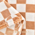 Checkered Baby Blanket, Fleece Baby Blankets, 30''x40'', Khaki, for Boys Girls