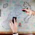 (24x36in) Set Set ENHANCE Deluxe RPG Grid Mat - DND Map with Premium Rubber, Non-Slip Grip, No Creasing - Dry Erase DND