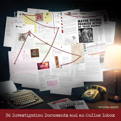 Unsolved Murder Mystery Game - Cold Case Files Investigation - CRYPTIC KILLERS - Solve the Crime
