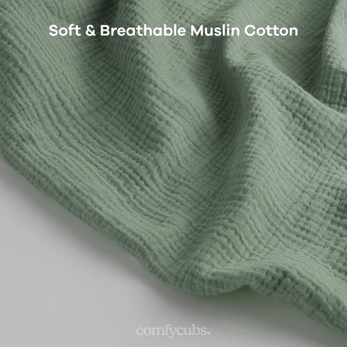 Set Compact Muslin Nursing Cover & Changing Pad by Comfy Cubs