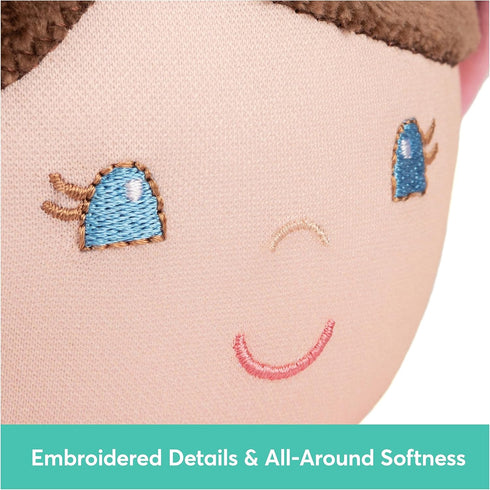 12 GUND Baby Sustainable Baby Doll, Plush Doll Made from Recycled Materials, for Newborns and Toddlers, Pink
