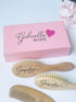 Set Set| Personalized Wooden Baby Brush | Wooden Baby Brush and Comb Personalized Baby Gift | Personalized Baby Gift