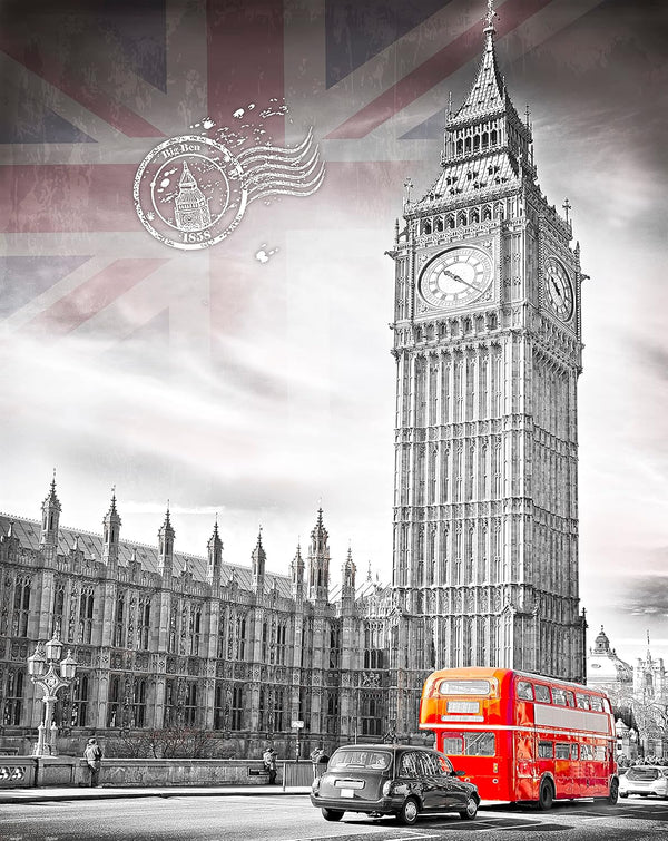 Pintoo Jigsaw Puzzles 2000 Piece for Adults - Big Ben, England Beautiful Plastic Puzzle for Home Decor