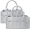 Cute Castle 2 Pack Diaper Caddy Organizer - Portable Baby Caddy Organizer with Handle,