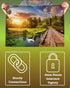 1000 Piece Jigsaw Puzzle for Adults, 20x30 inch HD Quality Landscape Photo Puzzle with 8 Puzzle Saver Sheets