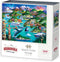 Boardwalk Puzzles Alaska's Inside Passage, 500 Piece Jigsaw Puzzle for Adults, Made