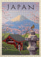MyPuzzle Japan: Vintage Poster - Premium 500 Piece Jigsaw Puzzle for Adults, Mount Fuji