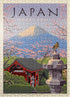 MyPuzzle Japan: Vintage Poster - Premium 500 Piece Jigsaw Puzzle for Adults, Mount Fuji