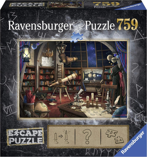 Ravensburger Escape Puzzle - Space Observatory 759 Piece Jigsaw for Kids and Adults Aged 12 and Up
