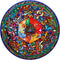 Bgraamiens 1000 Pieces Round Puzzle - Mandala Blossom Color Challenge Jigsaw Puzzles for Adults and Kids