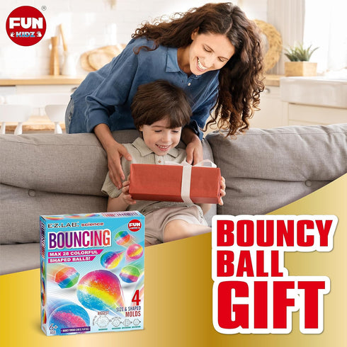 Big Bouncy Ball Kit, FunKidz Kids DIY Ultimate Magic Bouncy Ball Making Kit for Ages 6-12