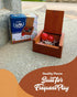 WE Games Classic Metal Jacks Set – Nostalgic Floor Game with 2 Red Balls in Keepsake Wooden Box