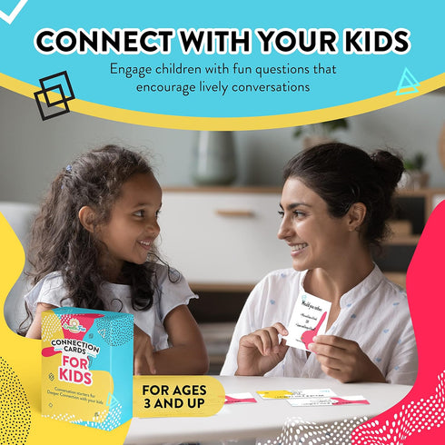CreateFun Summer Fun Activities for Kids, 101 Playful Conversation Cards for Ages 3+ to Build Confidence