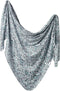 Copper Pearl Large Premium Knit Baby Swaddle Receiving Blanket Topaz