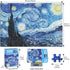 Starry Night Puzzle - 1000 Pieces Van Gogh Mini Puzzle for Adults