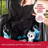 12 Lusso Gear Backseat Car Organizer- Kick Mat Protects Against Kids Feet - Large Storage Pockets - iPad,Tablet, Water