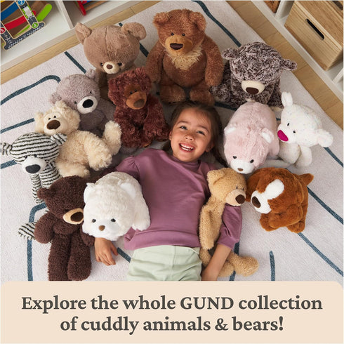 1 15 GUND Tush Teddy Bear, Premium Teddy Bear Stuffed Animal for Ages and Up, Brown