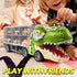 JOYIN 13 in 1 Dinosaur Toys for Kids 3-5, Dinosaur Truck with 12 Pull Back Cars, Birthday Gifts for Boys