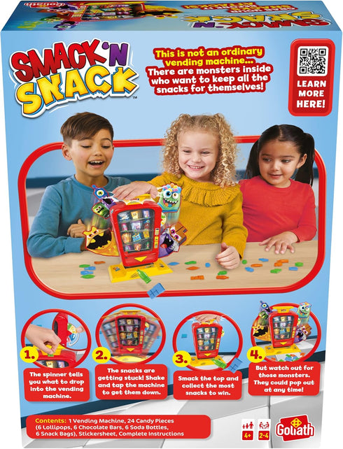 Goliath Smack 'N Snack Game - Collect Snacks Before Monsters Attack! for Ages 4 and Up, 2-4 Players