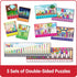 hand2mind Numberblocks Sequencing Puzzle Set - Math Games for Kids Ages 3-5, Educational Toys
