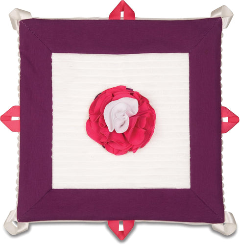 Pavilion Gift Company Lovie Baby Blanket, Grape Jelly, 13"