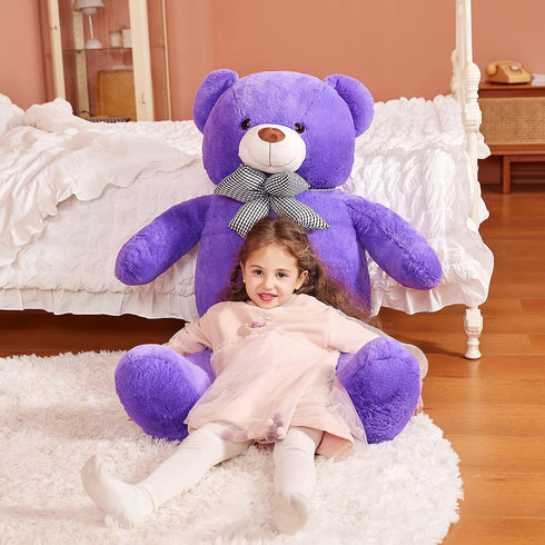 IKASA Giant Teddy Bear Stuffed Animal Plush Toy - Large Bear Cute Jumbo Soft Toys - Gifts for Kids
