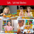 35 Reusable Sticker Book, Farm Animal Static Stickers Waterproof Animals & Insects Decals Matching Game Activity Books