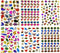 Fish007 - 6 Sheets of Fish Scrapbook Stickers, Small Reflective Fish Stickers for Kids - 4 X 5.25"/sheet (Clownfish,