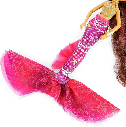 MERMAID HIGH Searra Deluxe Mermaid Doll, Accessories with Removable Tail, Doll Clothes, Kids Toys for Girls Ages 4+