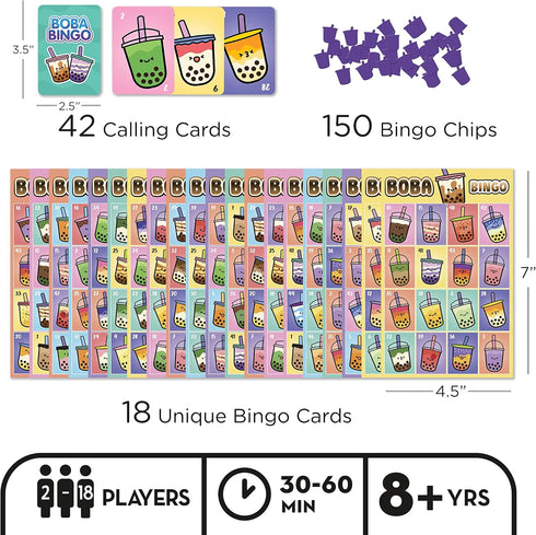 AQUARIUS - Boba Bingo Family Bingo Game