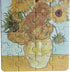 24 Pieces Twelve Sunflowers Puzzle - Toddler Artist Puzzles for Kids Ages 3-5 Easy Intellectual Decompression Game