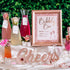PRESTIGE Mimosa Bar Kit, Bridal Shower Decorations, Rose Gold Bachelorette Party Decor, Brunch & Bubbly Sign
