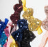 CÉLLOT 15pcs Baby Girl Headbands - Sparkly Glitter Sequins 4" Big Hair Bows for Infant Newborn and Toddlers