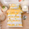 Btargot 4 Pieces Ultra Soft Toddler Bedding Set, Colorful Bees and Flower