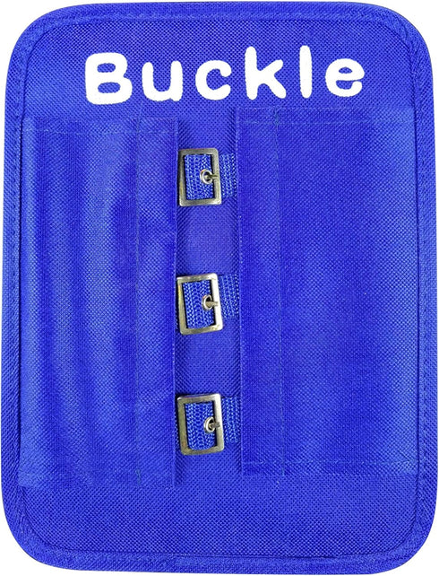 Dress Learning Boards for Preschool, Early Educational Life Skills Learning to Button, Buckle, Zip, Snap, Lace & Tie