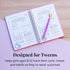 8-12 Pixie Period Tracker Journal for Girls - Pixies My First Period Notebook with Daily Menstrual Cycle Guided