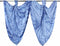 j & Alex's Tie-Dye 100% Cotton Muslin Swaddle Blankets, Skyview, Blue 2 Count, Hand-Dyed Baby Swaddles for Newborns