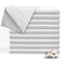 RUVANTI 10 Pack Birdseye Flat-Fold Cloth Diapers for Babies, 100% Cotton Extra