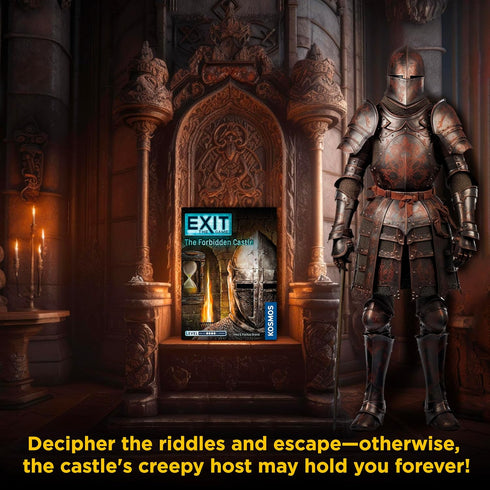 Exit: The Forbidden Castle | Exit: The Game - A Kosmos Game | Family-Friendly Card-Based Escape Room for 1 to 4 Players