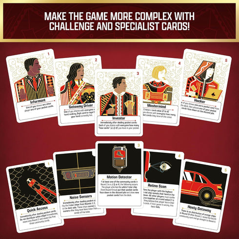 10+ The Gang | Grown-Up Toy of the Year Finalist | Co-Operative Poker | Family Game | Game Night | Strategy Game | Ages