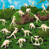 65 HFKPJRT Pcs Dinosaur Bones for Sandbox, Mini Dinosaurs Bones for Kids, Mini Dinosaur Skeleton Figures for Science